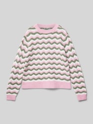 Pullover met golfpatroon, model 'KOGLIA' van Only Roze - 37