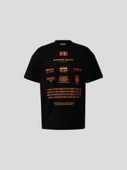 T-Shirt mit Statement- und Motiv-Print von VTMNTS Schwarz - 12