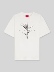 relaxed fit T-shirt van puur katoen model 'DARISE' van HUGO - 4