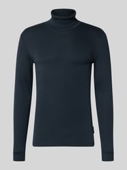 Shaped Fit Langarmshirt aus reiner Baumwolle mit Rollkragen von Marc O'Polo - 34