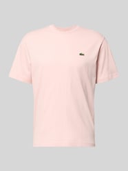 Regular Fit T-Shirt aus reiner Baumwolle von Lacoste Pink - 38