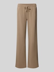 Flared Fit Sweatpants mit Tunnelzug von Juvia Beige - 1