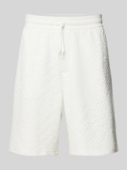 Regular Fit Sweatshorts mit Label-Print und Viskose-Anteil von ARMANI EXCHANGE - 18