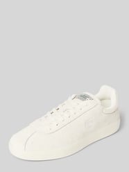 Sneakersy z fakturowanym wzorem model ‘BASESHOT’ od Lacoste - 28