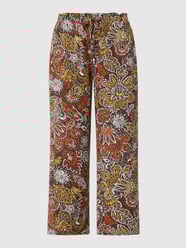 Culotte van viscose met bloemenmotief  van Gerry Weber Edition Bruin - 27