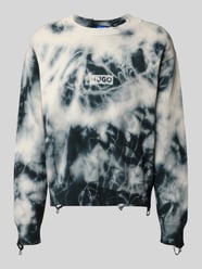 Relaxed fit Pullover van puur katoen Model 'SESTROY' van HUGO Blue - 1