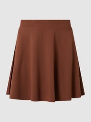 Spódnica mini z mieszanki wiskozy PAMELA X NA-KD REBORN — wyłącznie w naszej ofercie  od NA-KD Brązowy - 29