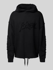 Hoodie met labelopschrift, model 'Daskuldy' van HUGO - 7