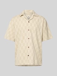 Regular Fit Freizeithemd mit Resortkragen Modell 'BLUVINCENT' von Jack & Jones Beige - 27