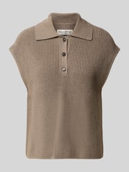 Strickpullunder mit Polokragen von Marc O'Polo Beige - 19