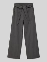 Regular Fit Weite Hose mit Bindegürtel Modell 'TIZANA' von Only - 18