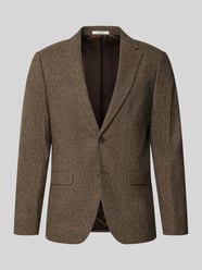 Marynarka o kroju slim fit z kieszenie z patką z wełna od Selected - 25