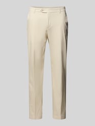 Spodnie garniturowe o kroju tapered z mieszanki lyocellu Model „PERIN” od BOSS - 7