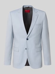 Marynarka garniturowa o kroju super slim fit z mieszanki żywej wełny model 'ARTI' od HUGO - 21