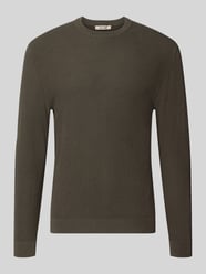 Regular Fit Pullover aus reiner Baumwolle Modell 'TONY' von ONLY & SONS Beige - 7