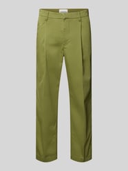 Spodnie chino z mieszanki bawełny, krój regular fit, model 'TAAMIR PLEATED' od ARMEDANGELS - 4