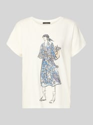 t-shirt z nadrukiem z motywem od Oui - 29