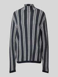 Sweter z dzianiny z golfem od Emporio Armani - 48