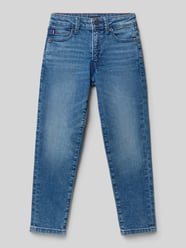 Straight Fit Jeans aus Baumwoll-Mix von Tommy Hilfiger Kids - 39