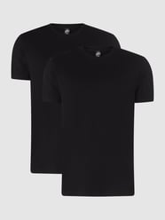 T-Shirt aus Baumwolle im 2er-Pack von Calida Schwarz - 18
