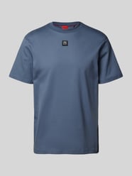 T-Shirt mit Label-Patch Modell 'Dalile' von HUGO Blau - 36