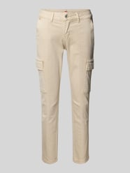 Cargobroek met Franse steekzakken van Buena Vista Beige - 14