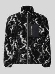 Regular fit jack van teddybont met all-over motief, model 'JAIMY' van ONLY & SONS - 35