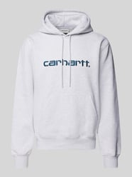 Hoodie mit Label-Stitching von Carhartt Work In Progress Grau - 4