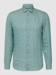 Slim fit vrijetijdsoverhemd met kentkraag van OLYMP Level Five Groen - 6