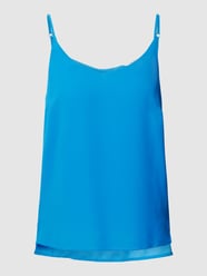Top mit verstellbaren Spaghettiträgern Modell 'Frida' von Soft Rebels Blau - 7