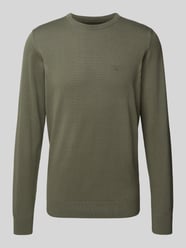 Gebreide pullover met labelstitching van Barbour - 42