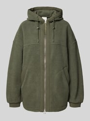 Relaxed fit fleecejack met capuchon, model 'FEY' van VARLEY - 9