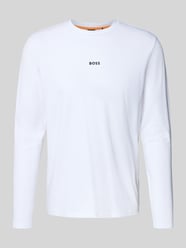 Regular Fit Langarmshirt aus Baumwoll-Mix Modell 'CHARK' von BOSS Orange - 39