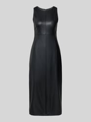 Długa sukienka z imitacji skóry od ARMANI EXCHANGE - 39