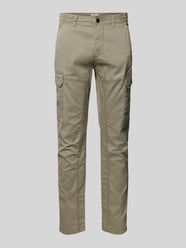 Slim Fit Cargohose mit Eingrifftaschen von camel active Grün - 40