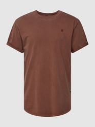 T-Shirt mit Label-Detail von G-Star Raw Braun - 4