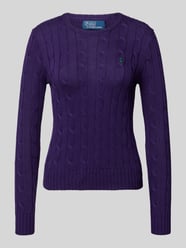 Gebreide pullover met labelstitching, model 'JULIANNA' van Polo Ralph Lauren - 32