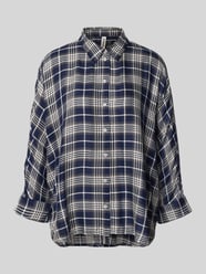 Loose fit overhemdblouse van pure viscose, model 'GRACE' van Only - 10