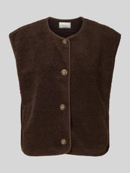 Fleecegilet met knoopsluiting, model 'Mariko' van Neo Noir - 2