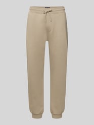 Sweatpants met elastische band en achterzak van MCNEAL Beige - 11