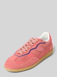 Sneakers van leer met labeldetail van ALOHAS - 23