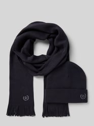 Set van sjaal en muts met labelstitchings van bugatti - 6