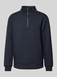 Sweatshirt mit Stehkragen Modell 'Sebastian' von Casual Friday Blau - 20