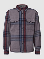 Hemdjacke mit Glencheck-Muster Modell 'CHECK' von Tommy Hilfiger Grau - 39