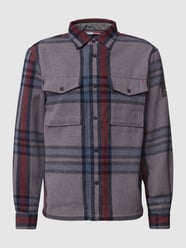 Hemdjacke mit Glencheck-Muster Modell 'CHECK' von Tommy Hilfiger Grau - 31