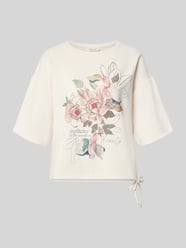 Relaxed Fit T-Shirt mit Statement-Print von Christian Berg Woman - 27