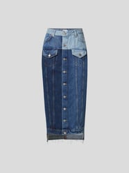 Jeansrock mit Knopfleiste von RED Valentino Blau - 10