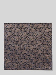 Seideneinstecktuch mit Allover-Muster von MONTI Beige - 43