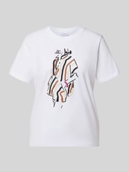 regular fit T-shirt met motiefprint van COMMA - 33