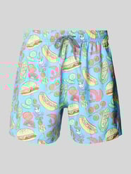 Badehose im Allover-Look Modell 'Grill Master' von BOARDIES - 6